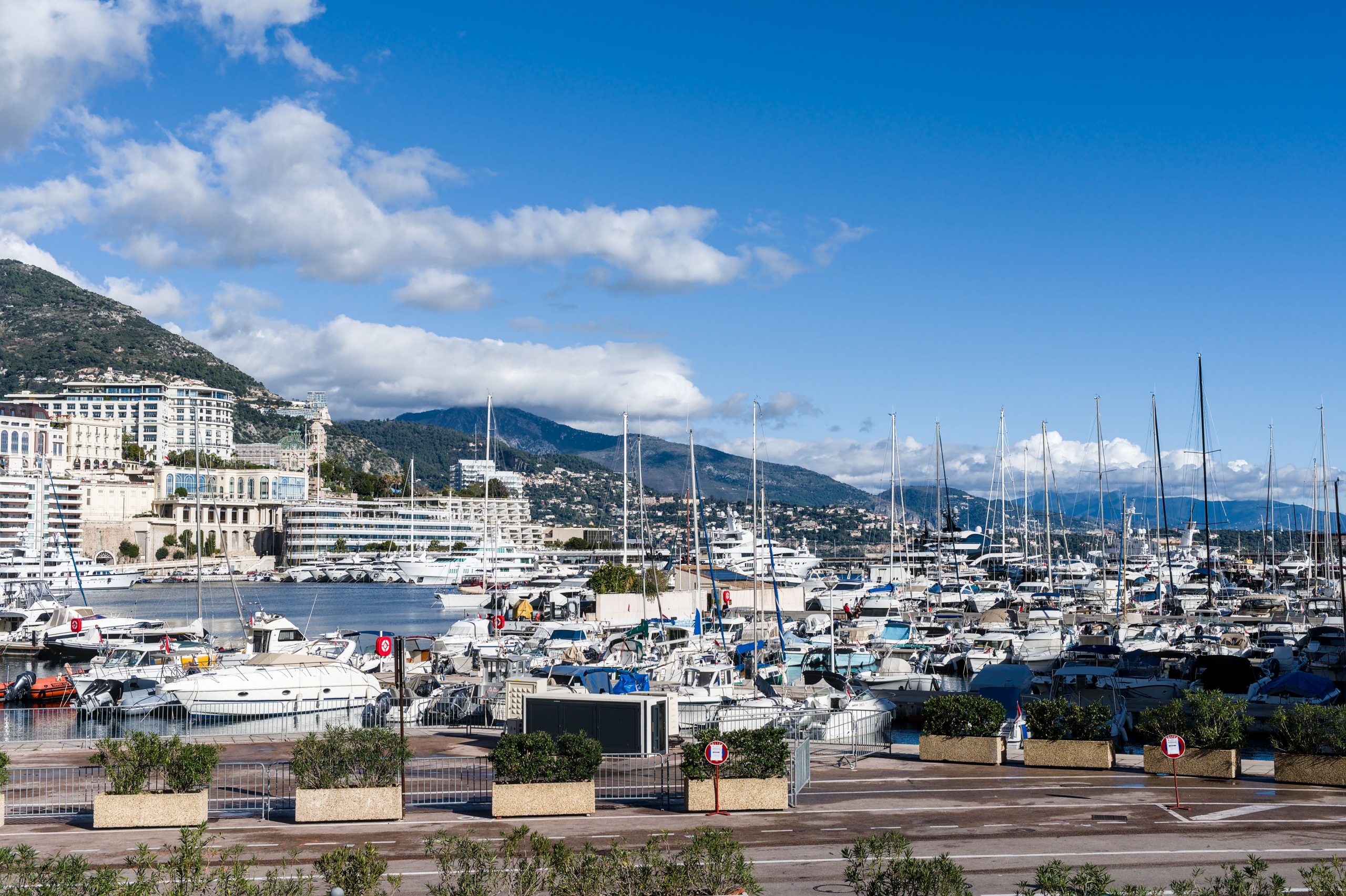 Panoramic view of Monaco and Monte-Carlo