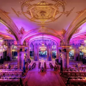 Salle Empire at Hôtel de Paris Monte-Carlo, venue for the Bal de Noël