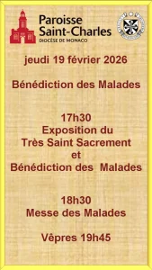 Blessing of the Sick at Saint-Charles Church