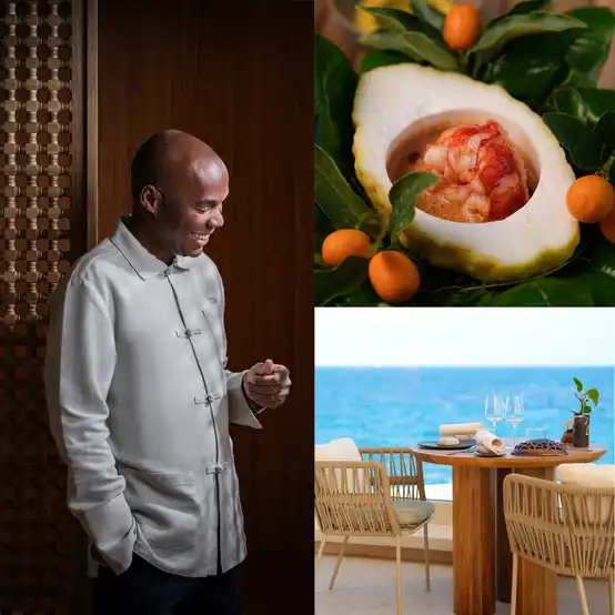Blue Bay Marcel Ravin restaurant at Monte-Carlo Bay Hotel and Resort