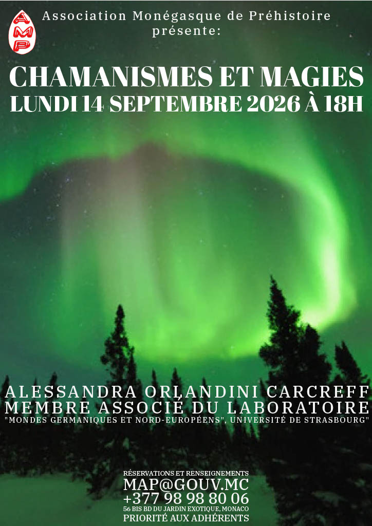 Chamanismes et magies – Conference by Alessandra Orlandini Carcreff, Monaco 14 September 2026