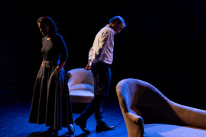Lettres à Anne stage production featuring Céline Roux and Samuel Churin, scheduled at Théâtre des Muses Monaco in November 2026