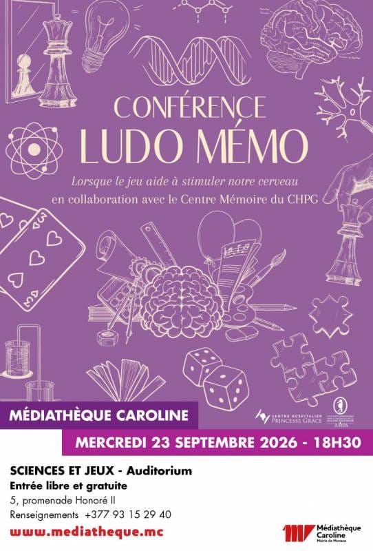 Ludo Mémo – How Games Help Stimulate the Brain, Monaco 23 September 2026