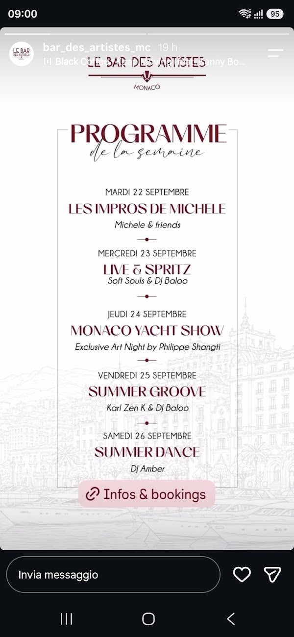 Exclusive Art Night by Philippe Shangti at Le Bar des Artistes on 24 September 2026