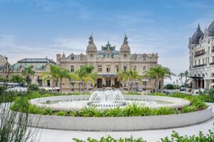 Place du Casino in Monte-Carlo, location of the Montecadabra Halloween installation