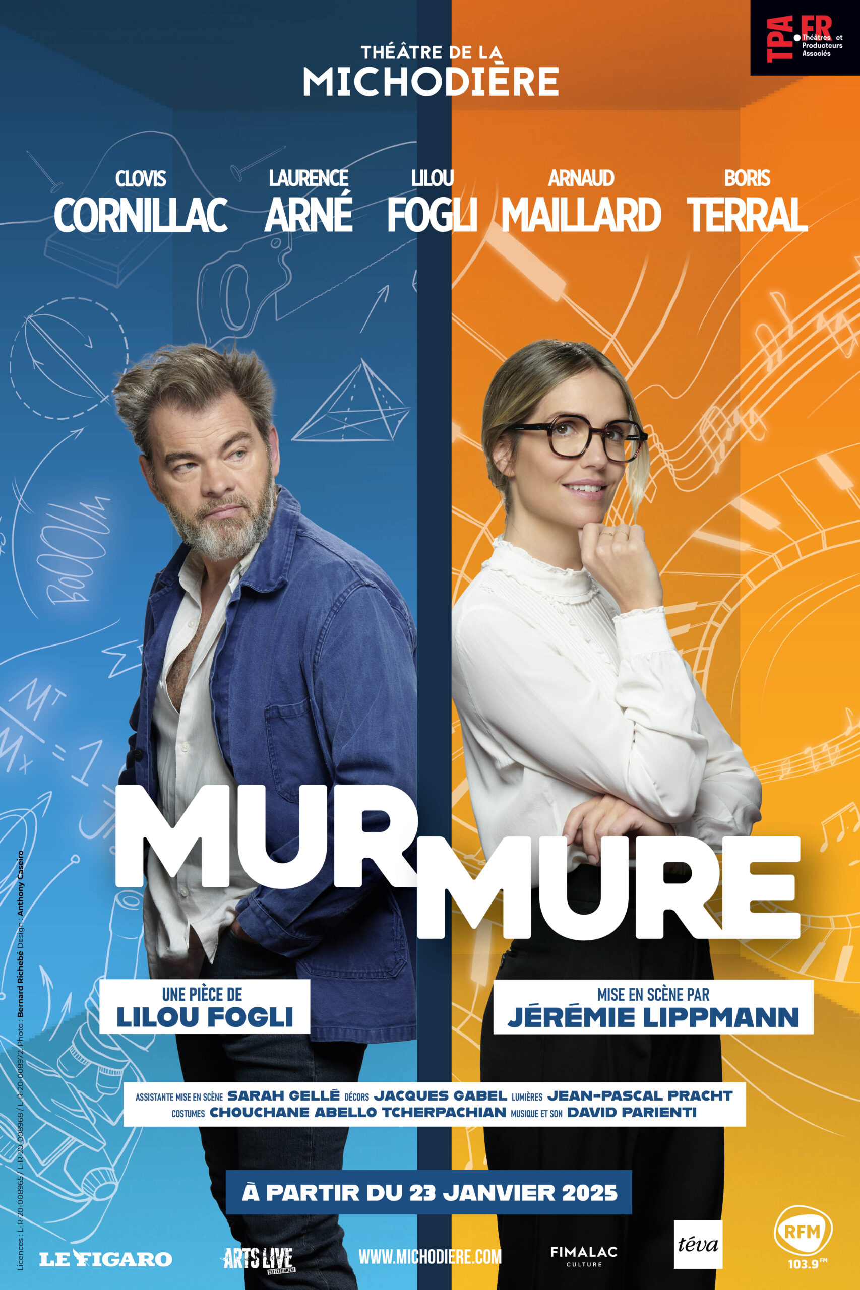 Mur/Mure theatre production poster
