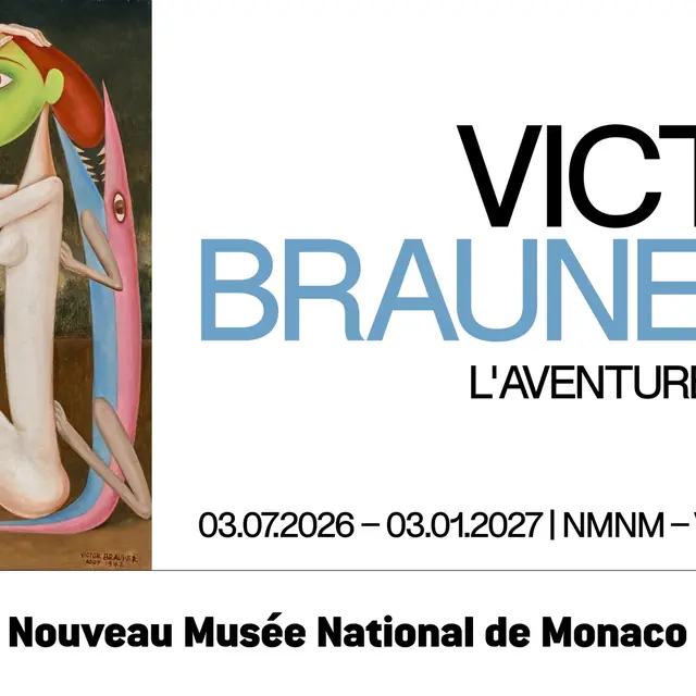 Victor Brauner 2026 exhibition at NMNM Villa Paloma, setting for the family workshop