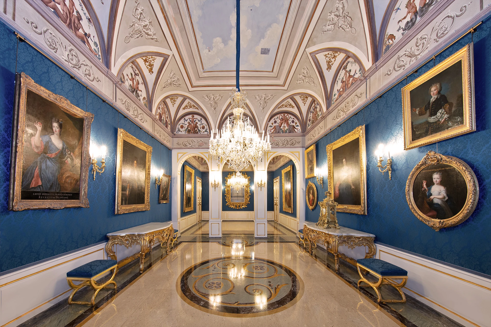 Throne Room at the Prince's Palace of Monaco