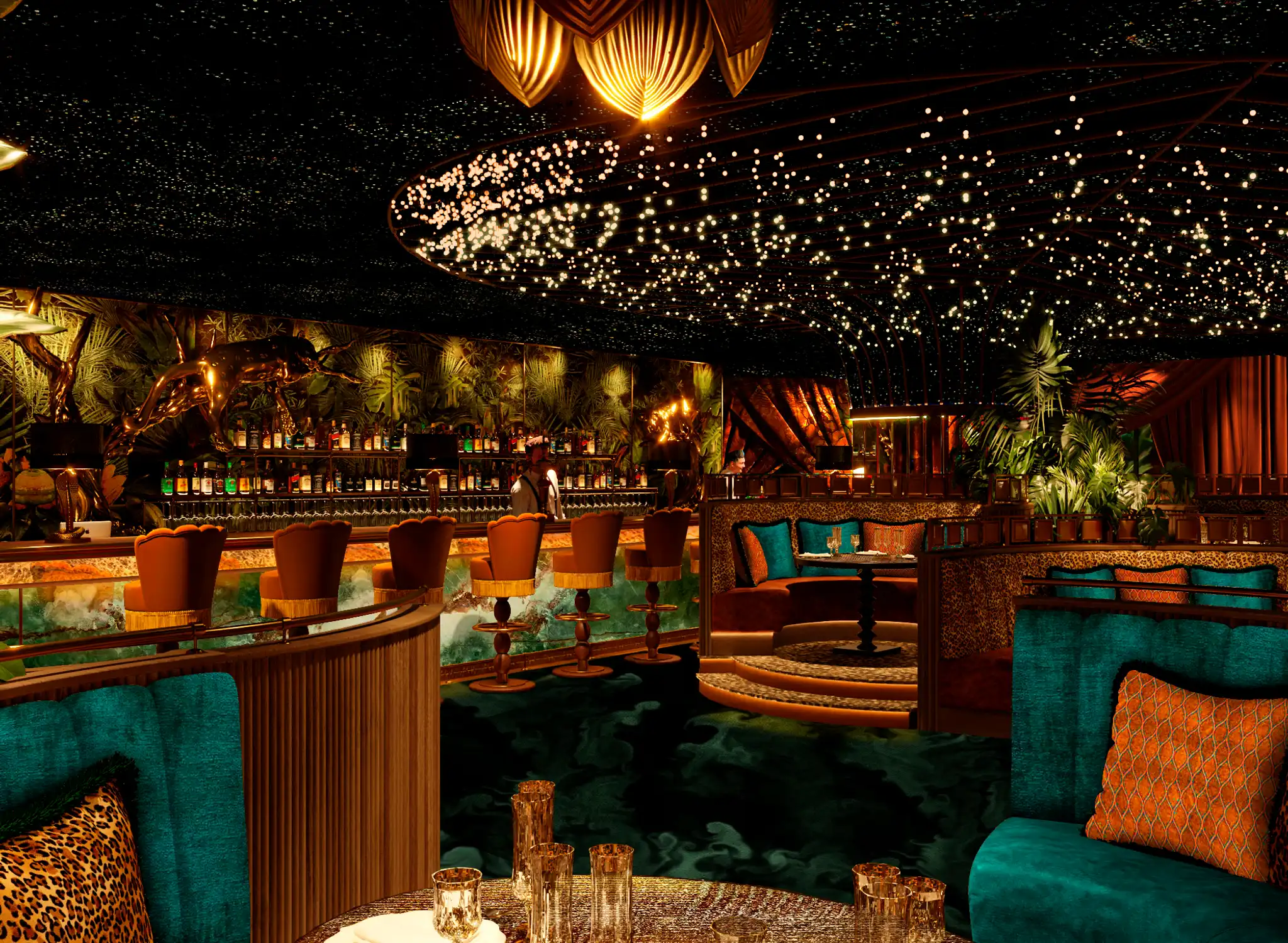 Amazónico Monte-Carlo lounge at Place du Casino, venue for PROM on 16 October 2026