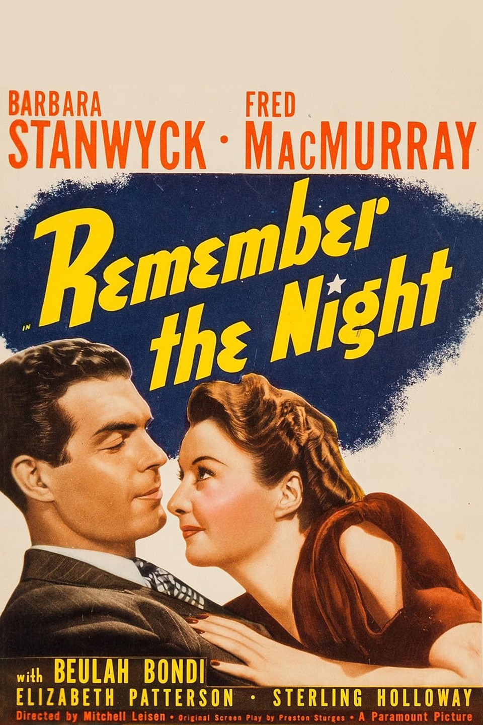 Remember the Night original film poster