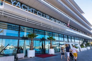 Yacht Club de Monaco clubhouse exterior, venue of private poker event